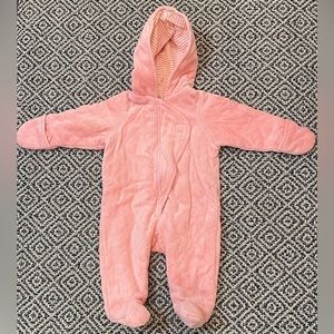 🎉 GUC! 🎉 Quiltex Pink Quilted One-Piece Baby 3-6M Bunting